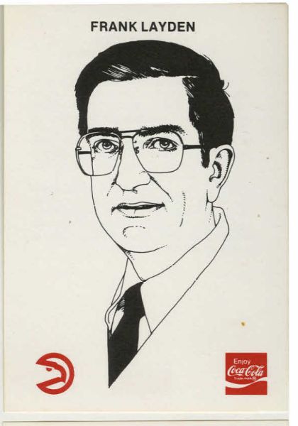 1978-79 Hawks Coke WPLO Frank Layden